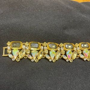 J.Crew yellow glass bead bracelet 🔥🔥 STUNNING!  Sold out online!   Showstopper